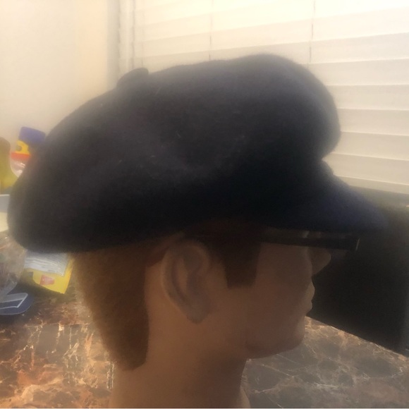 Stetson 100% Wool Cabbie/Newsboy Women’s Black Driving/Golf Cap,size One - Picture 9 of 10